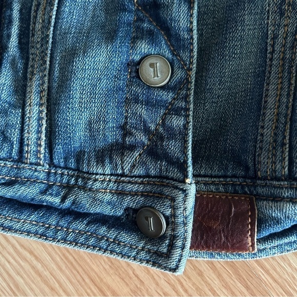 Pilcro and the Letterpress Anthropologie Denim Jean Jacket Women’s XS - Picture 4 of 9